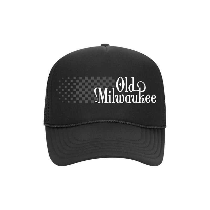 DRIFT RACING BLACK TRUCKER HAT
