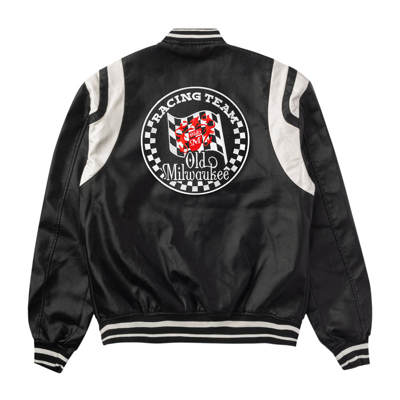 Old Mil Racing Leather Jacket